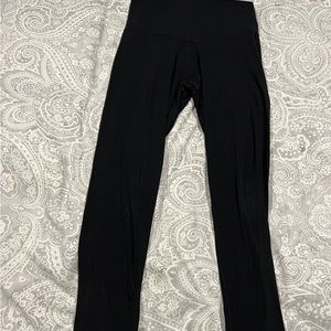 Aerie offline black 7/8 high rise leggings size Large